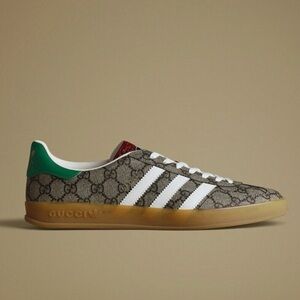 Gucci x Adidas Gazelle 'Beige GG Monogram' Sneakers